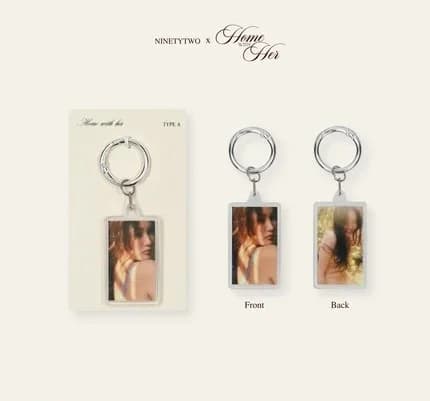 Home With Her "Photo Keychain A