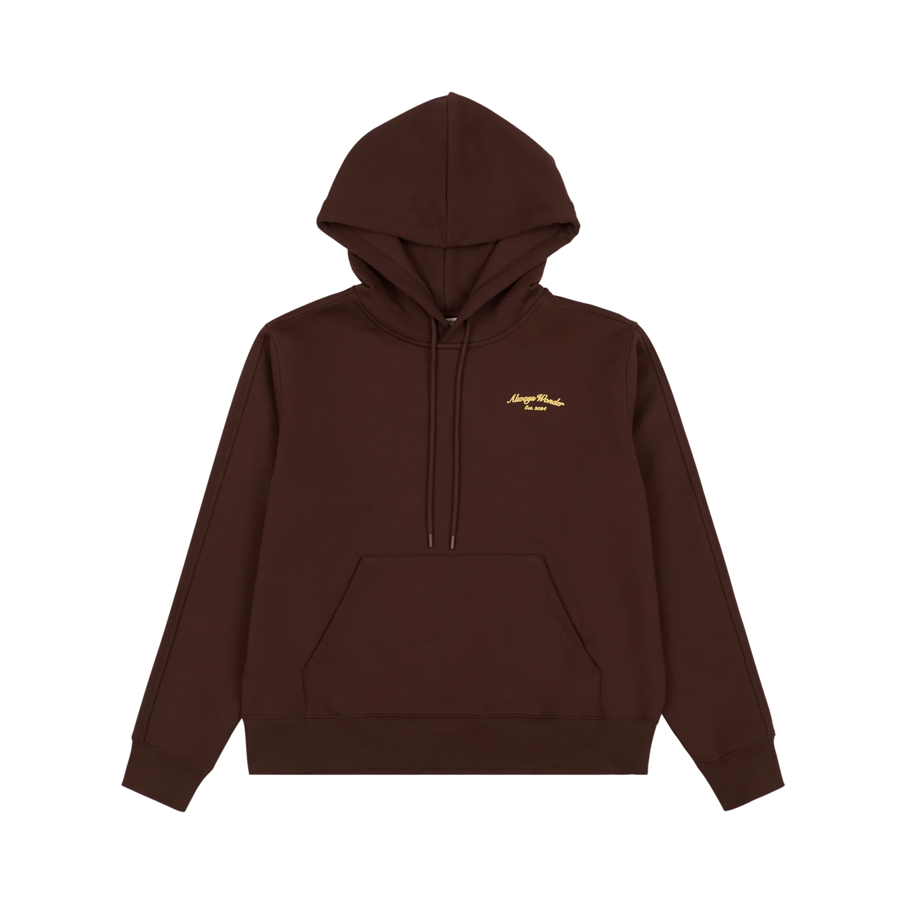 After silence hoodie | Burnt Umber