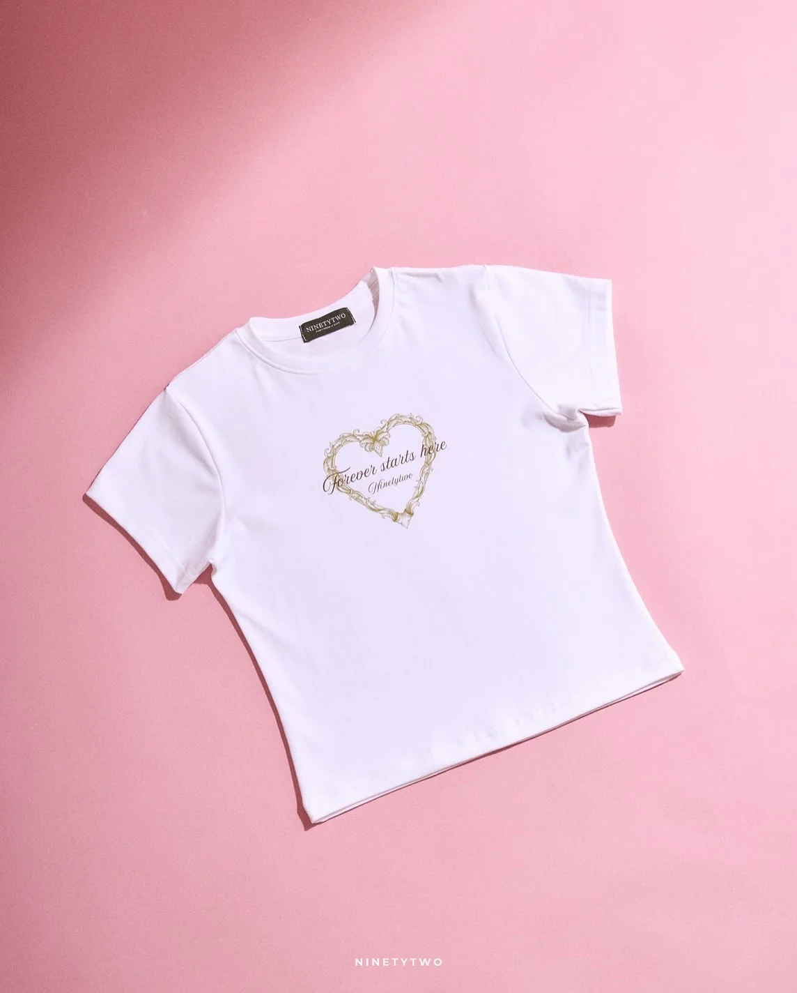 Baby Tee (White) - NinetyTwo - Freen Sarocha