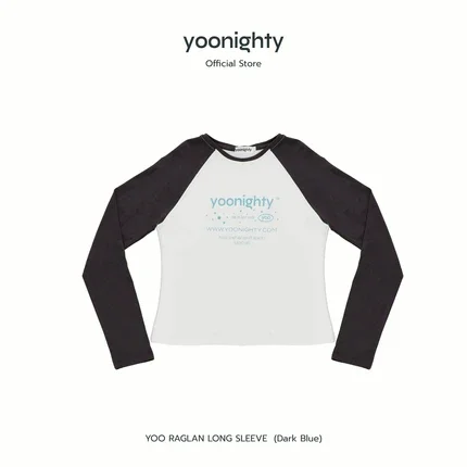 Yoo Raglan Long | Dark Blue - Yoonighty - Love Pattranite